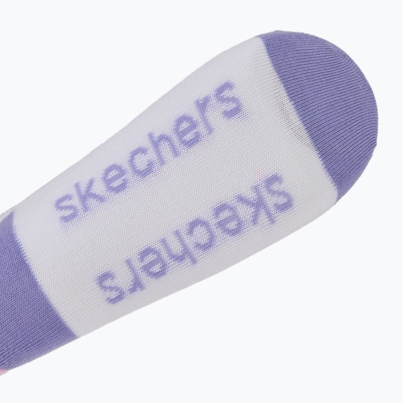 Vaikiškos kojinės SKECHERS Non Terry Crew 3 poros purple 7