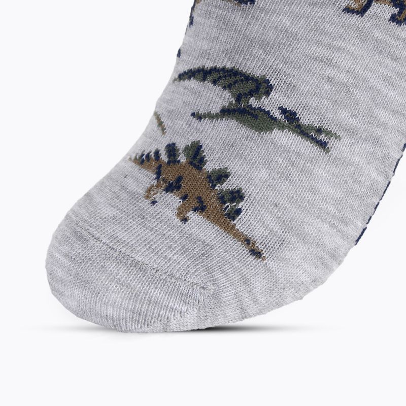 Vaikiškos kojinės SKECHERS 1/2 Terry Low Cut 6 porų olive 4