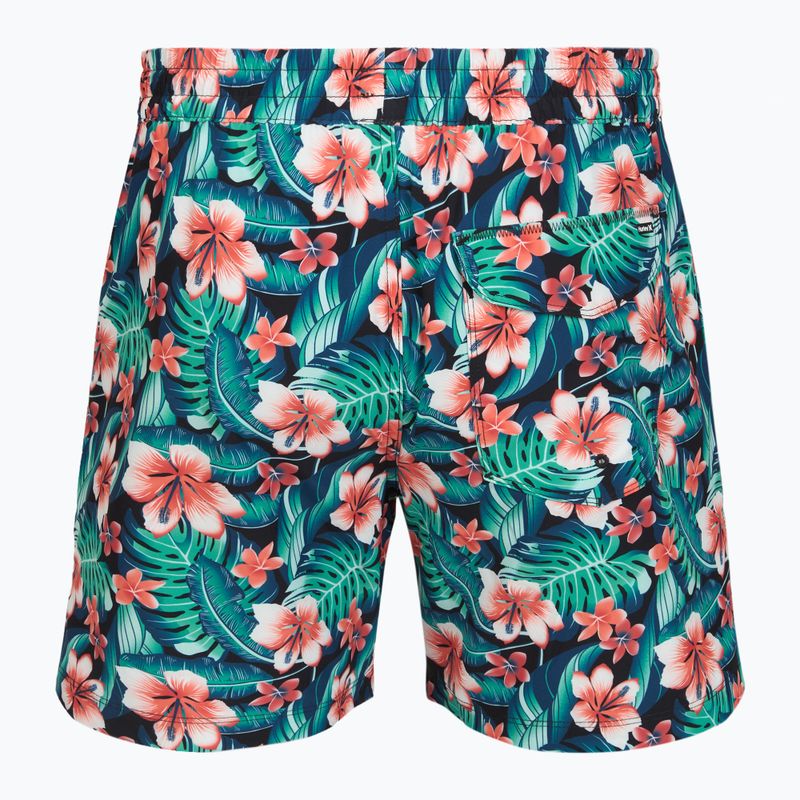 Vyriški maudymosi šortai Hurley Cabana Floral Volley Swim Short Black 2
