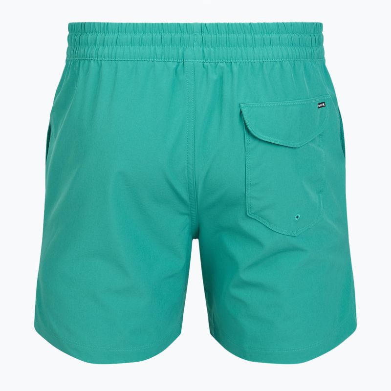 Vyriški maudymosi šortai Hurley Crossover Volley Swim Short Teal Tint 2