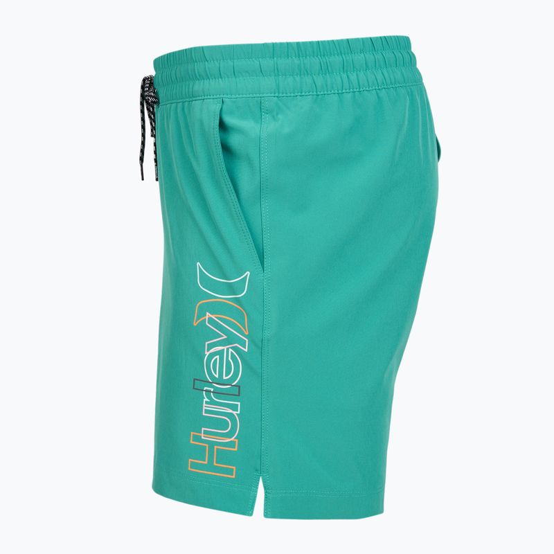 Vyriški maudymosi šortai Hurley Crossover Volley Swim Short Teal Tint 3