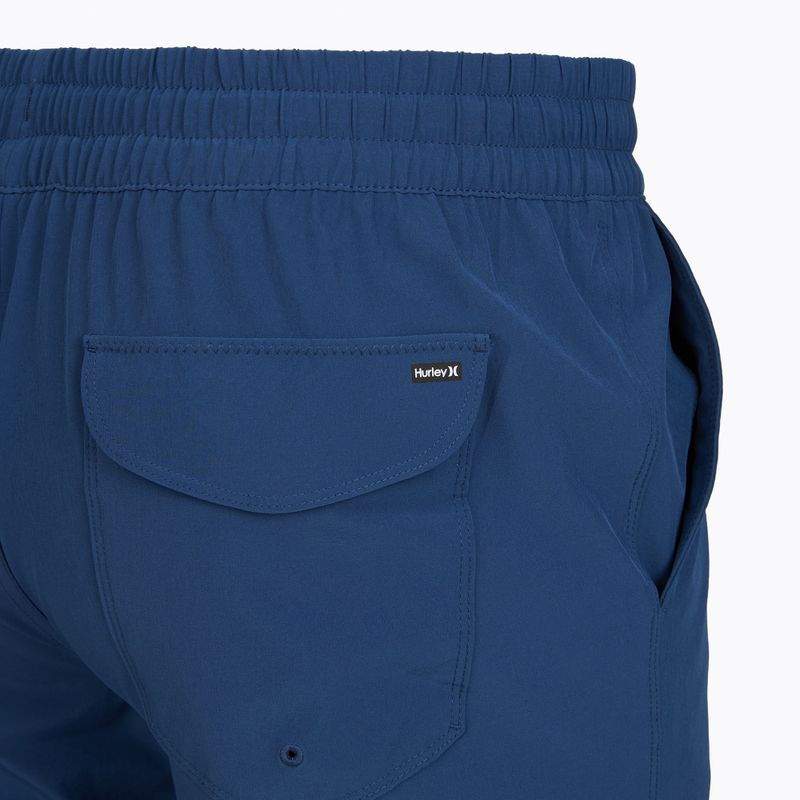 Vyriški maudymosi šortai Hurley Crossover Volley Swim Short blue/black 4
