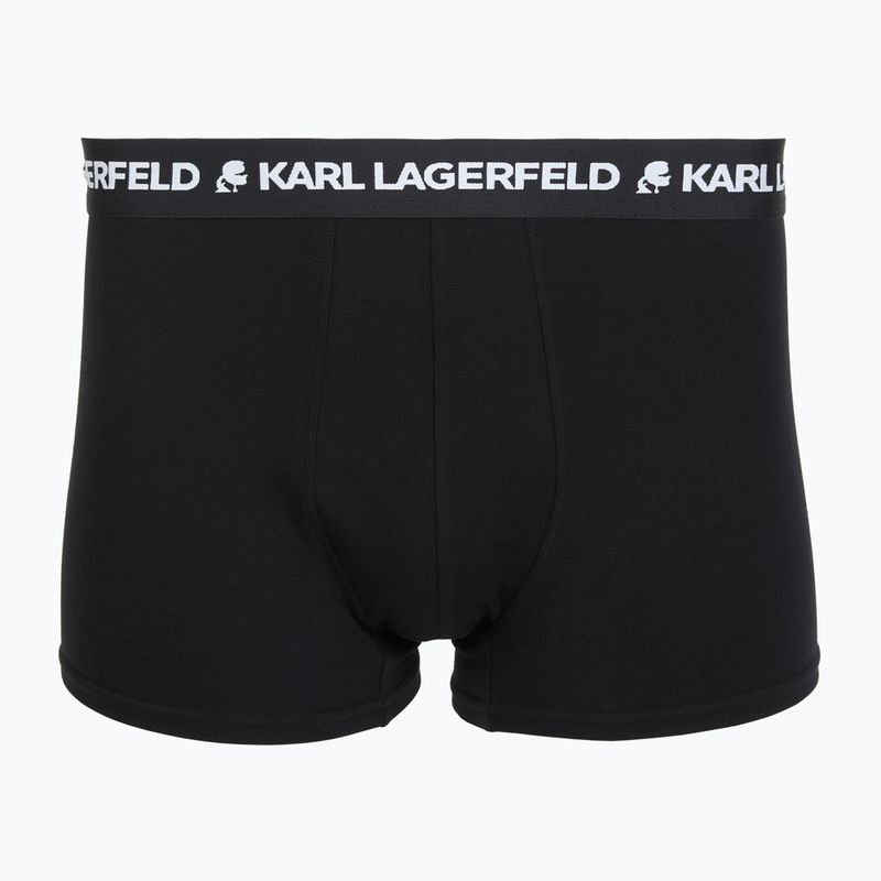Vyriškos trumpikės KARL LAGERFELD Logo Trunk 7 poros black 2