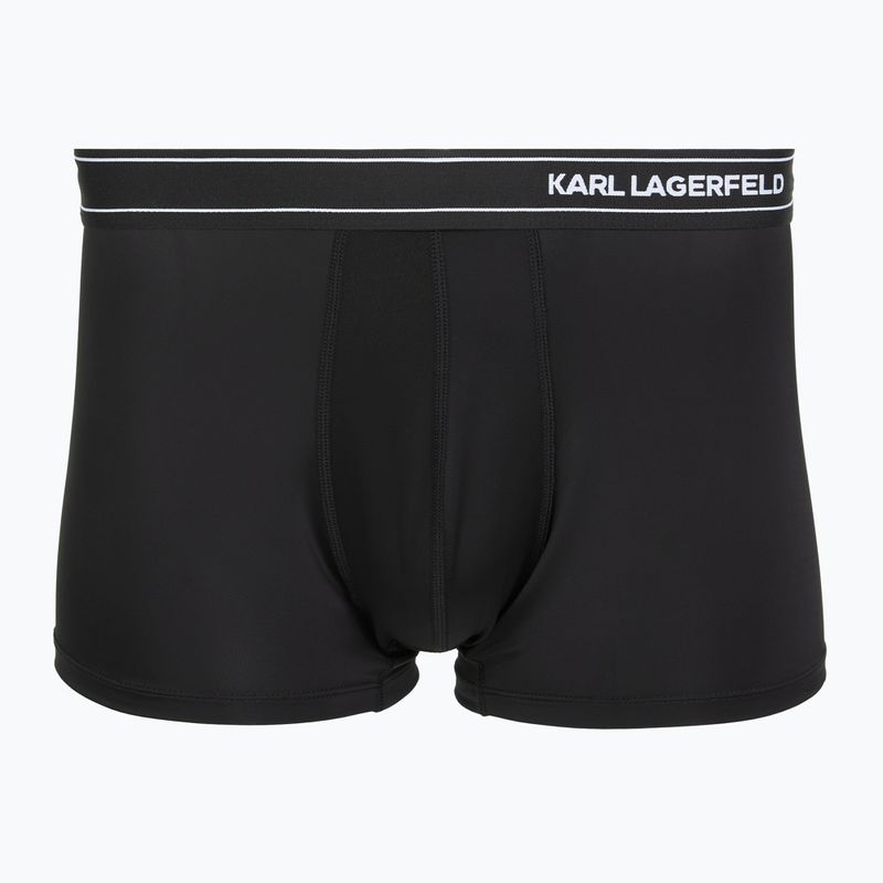 Vyriškos trumpikės KARL LAGERFELD Stripe Logo Micro Trunk 3 poros black 2