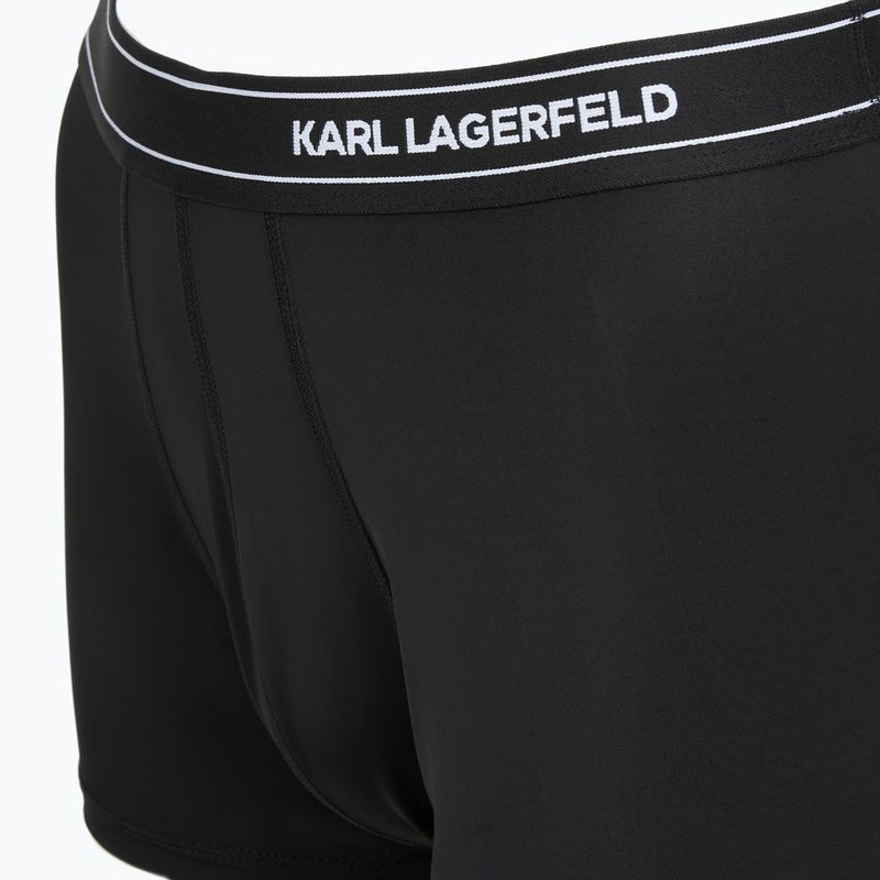 Vyriškos trumpikės KARL LAGERFELD Stripe Logo Micro Trunk 3 poros black 4