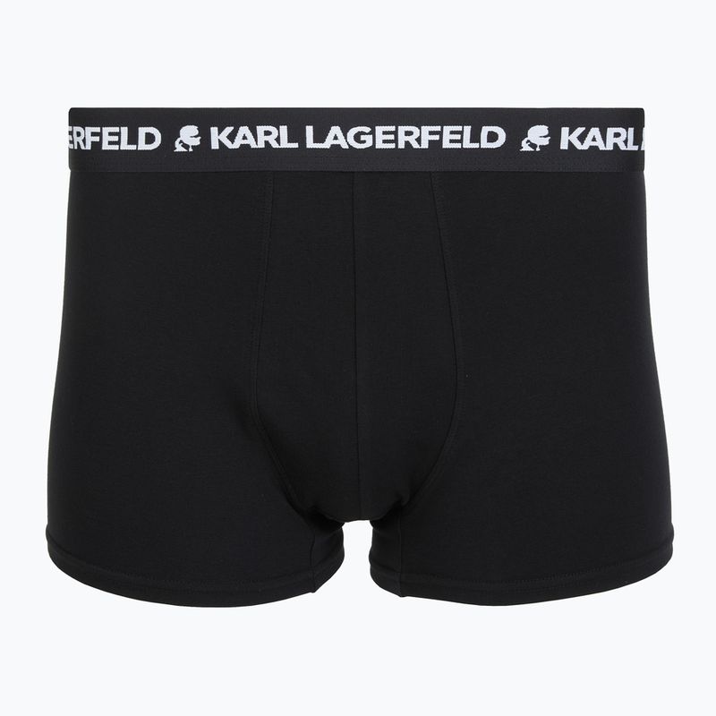 Vyriškos trumpikės KARL LAGERFELD Logo Trunk 5 poros black 2