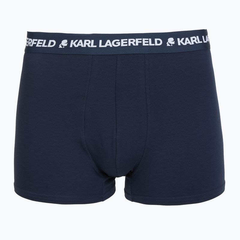 Vyriškos trumpikės KARL LAGERFELD Logo Trunk 3 poros navy 2