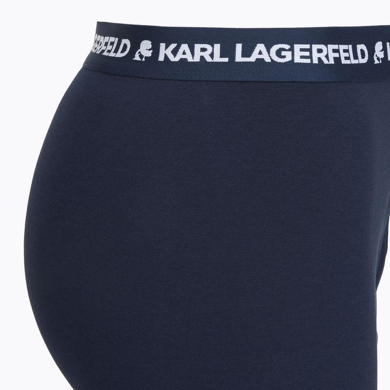Vyriškos trumpikės KARL LAGERFELD Logo Trunk 3 poros navy 4