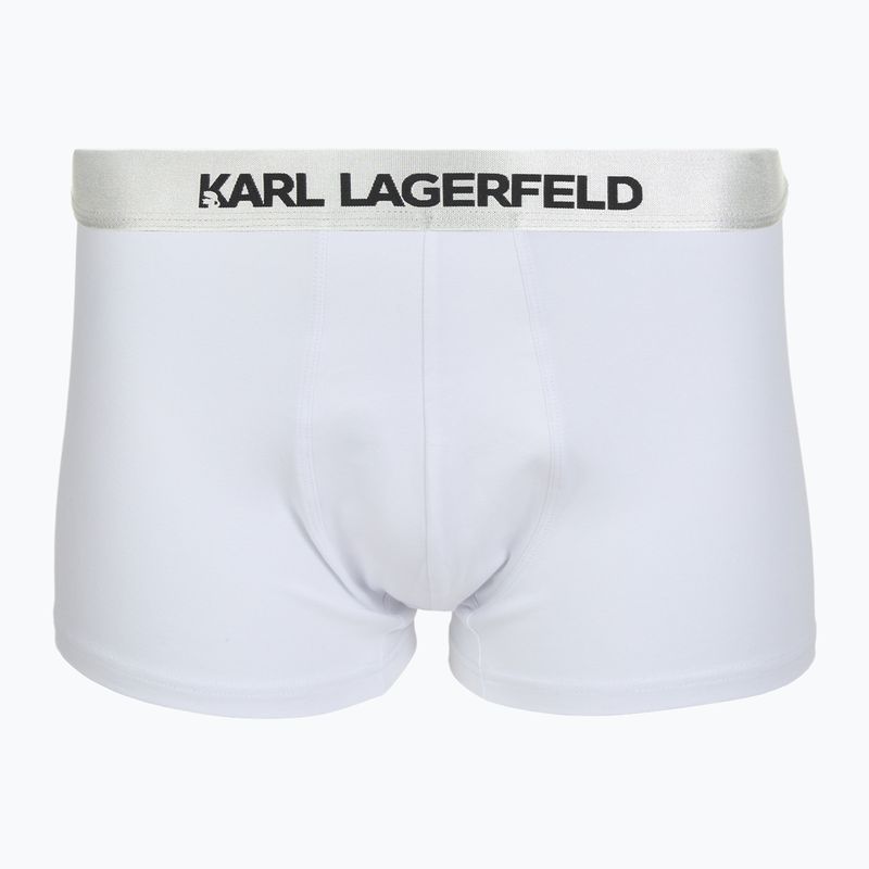Vyriškos trumpikės KARL LAGERFELD Elastic Trunk 3 poros black/white/grey 2