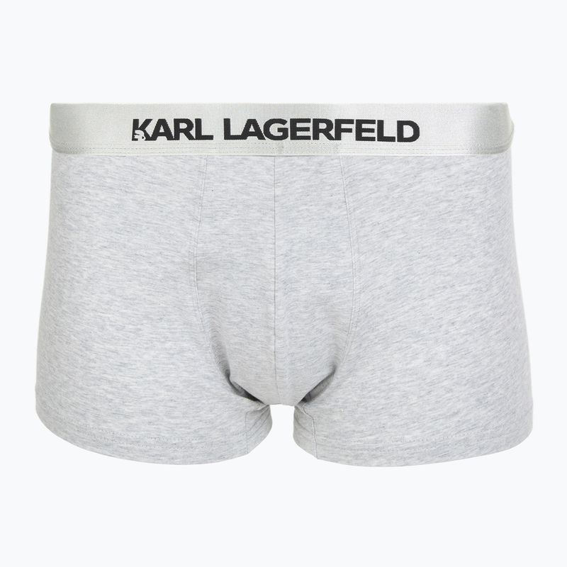 Vyriškos trumpikės KARL LAGERFELD Elastic Trunk 3 poros black/white/grey 3