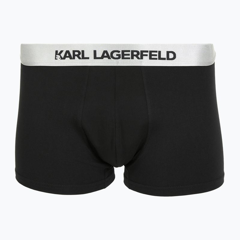 Vyriškos trumpikės KARL LAGERFELD Elastic Trunk 3 poros black/white/grey 4