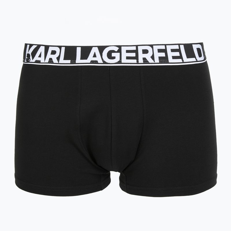 Vyriškos trumpikės KARL LAGERFELD Bold Elastic Trunk 3 poros black 2