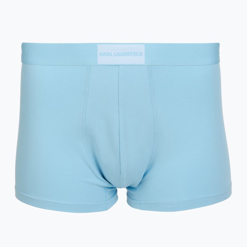 Vyriškos trumpikės KARL LAGERFELD Essential Logo Trunk 3 poros olive/clear sky/excalibur 2