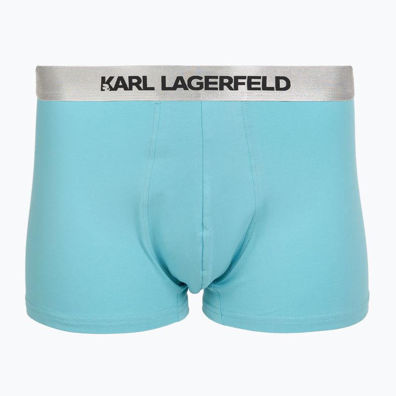 Vyriškos trumpikės KARL LAGERFELD Elastic Trunk 3 poros dark sea/black/blue 2
