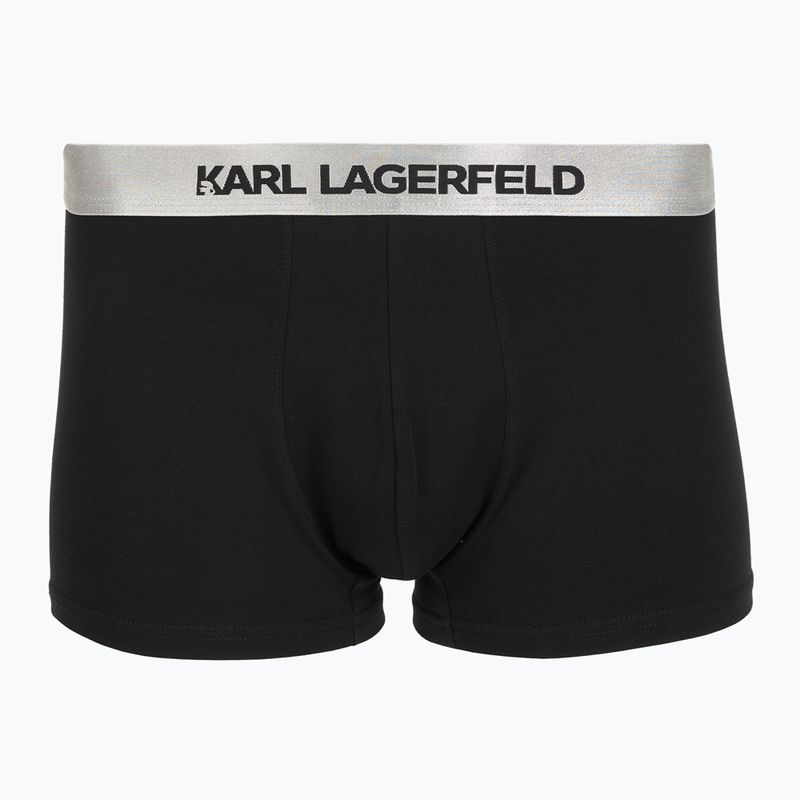 Vyriškos trumpikės KARL LAGERFELD Elastic Trunk 3 poros dark sea/black/blue 4