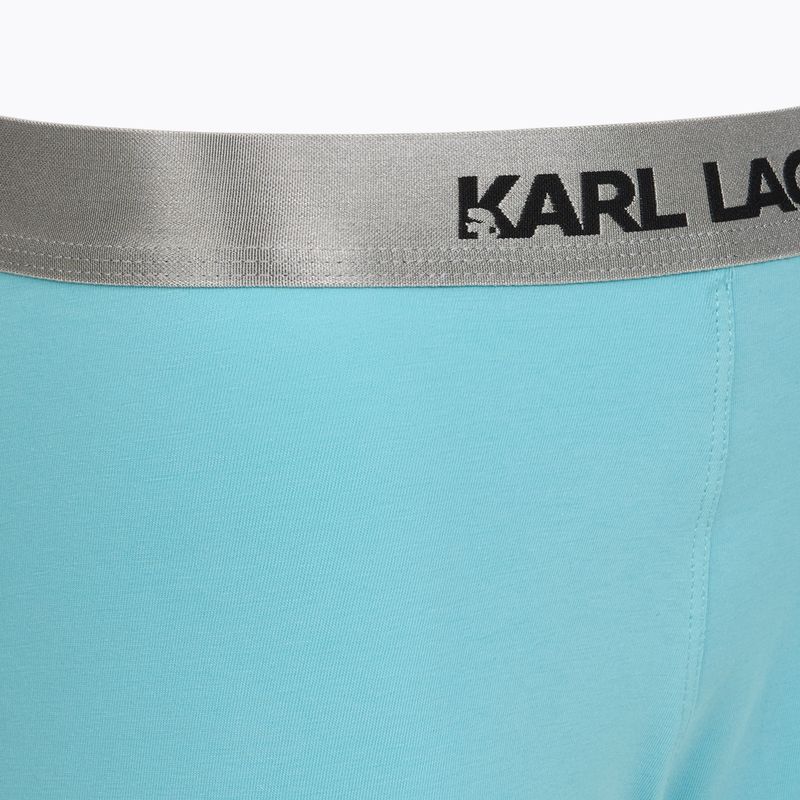 Vyriškos trumpikės KARL LAGERFELD Elastic Trunk 3 poros dark sea/black/blue 6