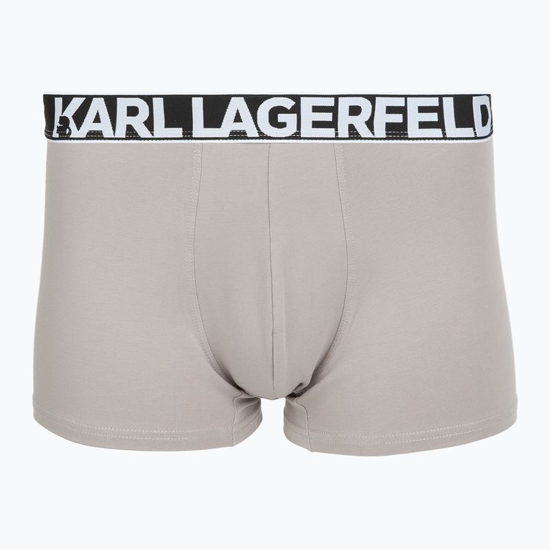 Vyriškos trumpikės KARL LAGERFELD Bold Elastic Trunk 3 poros windsor/black/ash 2