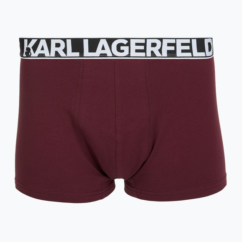 Vyriškos trumpikės KARL LAGERFELD Bold Elastic Trunk 3 poros windsor/black/ash 3