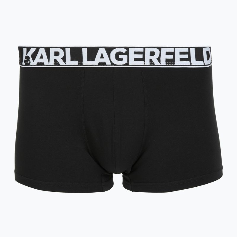 Vyriškos trumpikės KARL LAGERFELD Bold Elastic Trunk 3 poros windsor/black/ash 4