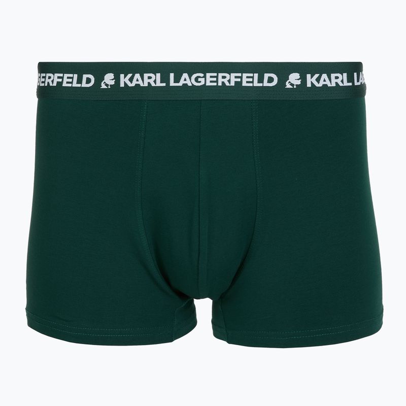 Vyriškos trumpikės KARL LAGERFELD Logo Trunk Multiband 3 poros dark sea/indigo/blue 4