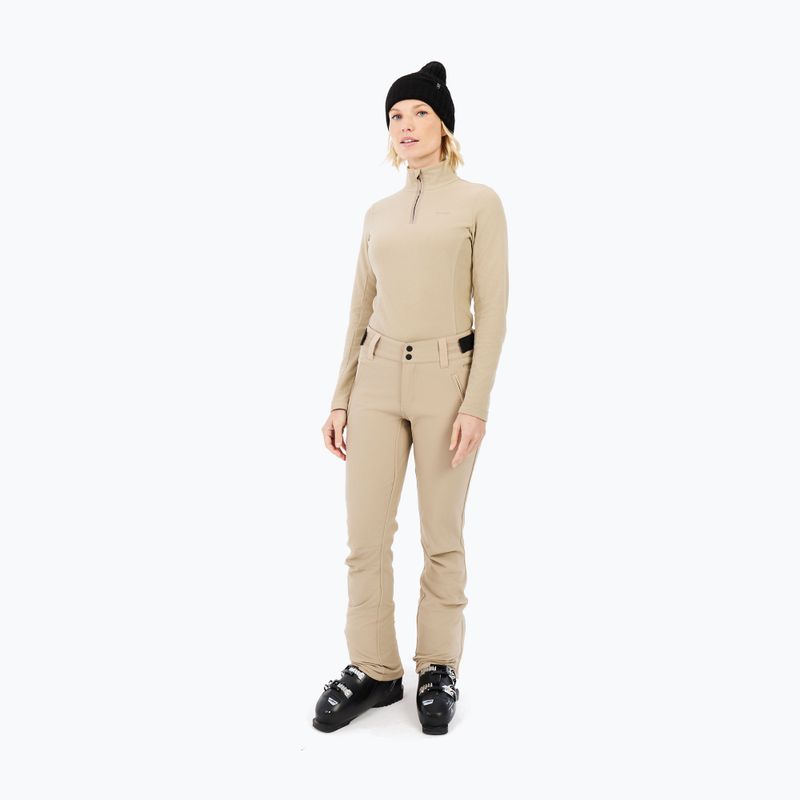 Moteriškas džemperis Protest PRTRemutez 1/4 Zip Active bamboo beige 2