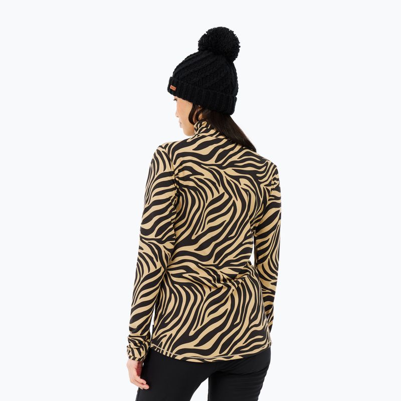 Moteriškas džemperis Protest PRTEsher 1/4 Zip Active bamboo beige 3