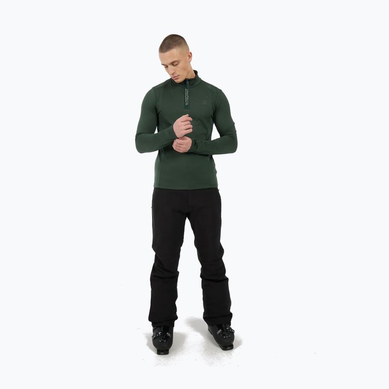 Vyriškas džemperis Protest Rewill 1/4 Zip Active kale green 2