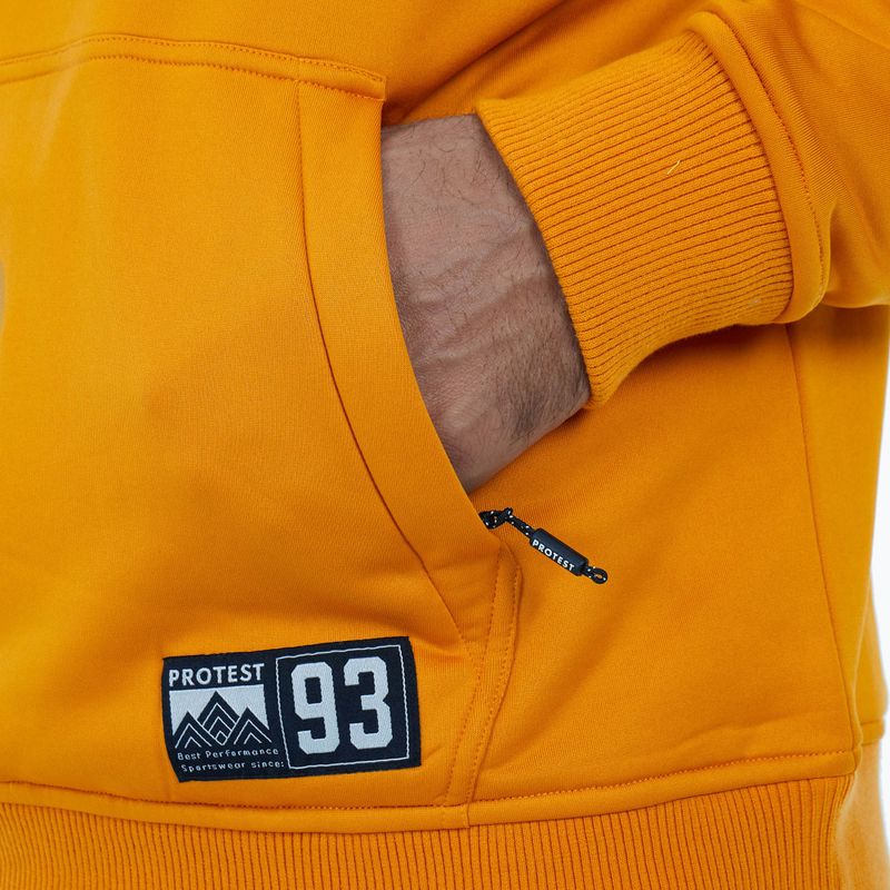 Vyriškas snieglenčių džemperis Protest PRTIvo Outdoor Hoodie caramel yellow 5