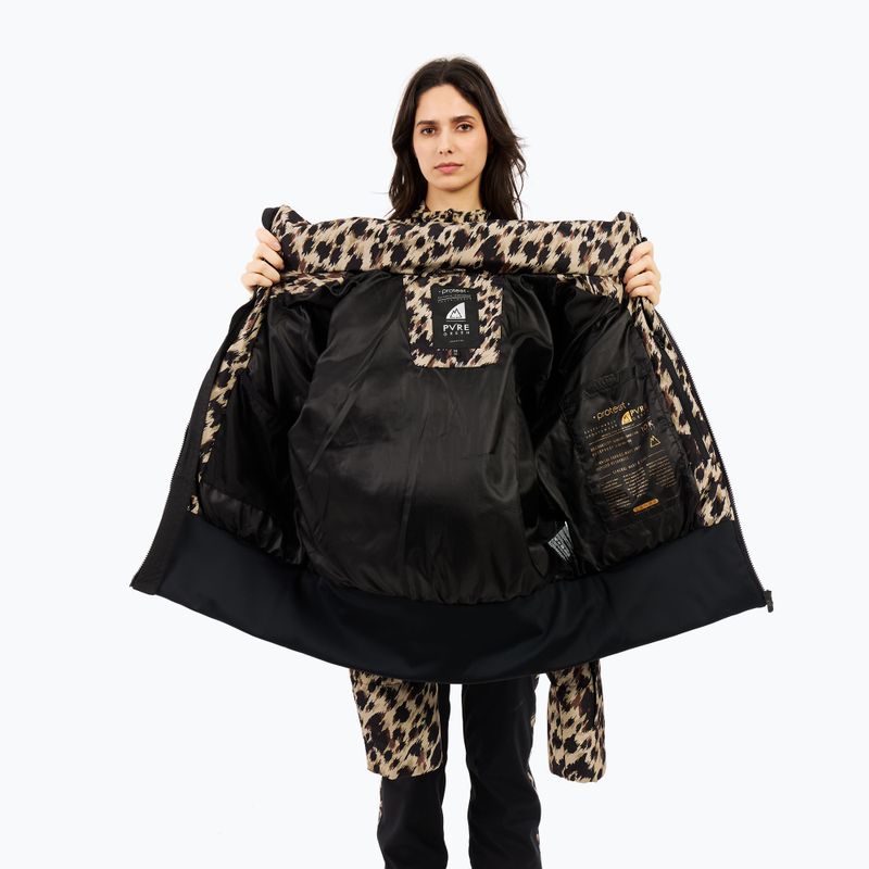 Moteriška slidinėjimo striukė Protest PRTJetta bamboo beige 6