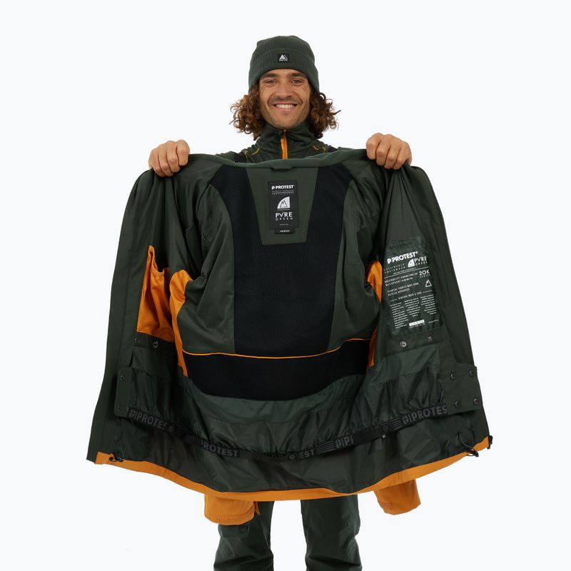 Vyriška snieglentės striukė Protest PRTZoot caramel yellow 8