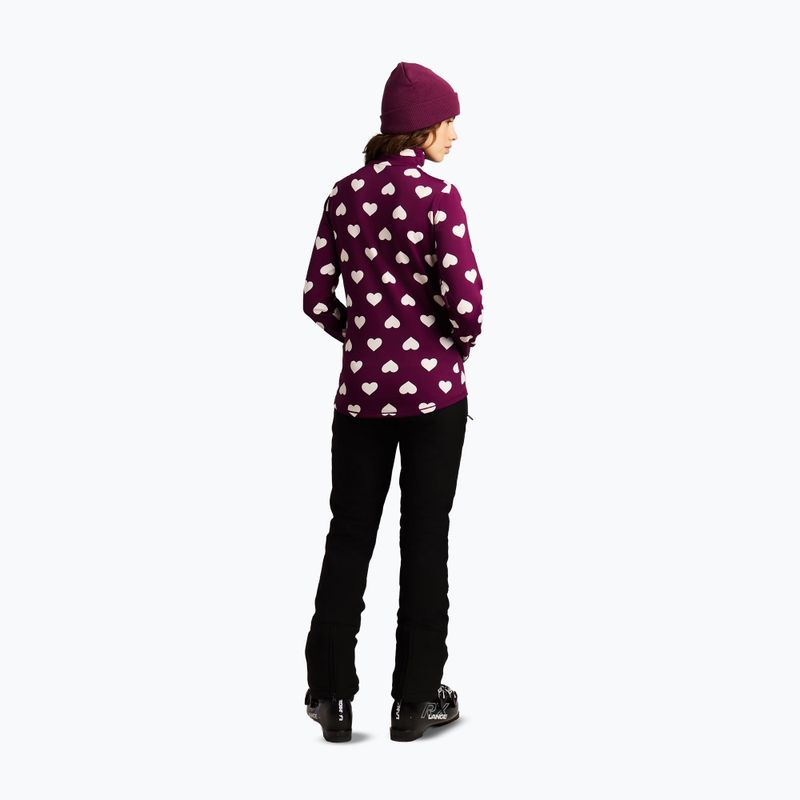 Moteriškas flisinis džemperis Protest PRTSwana 1/4 Zip Active current purple 3