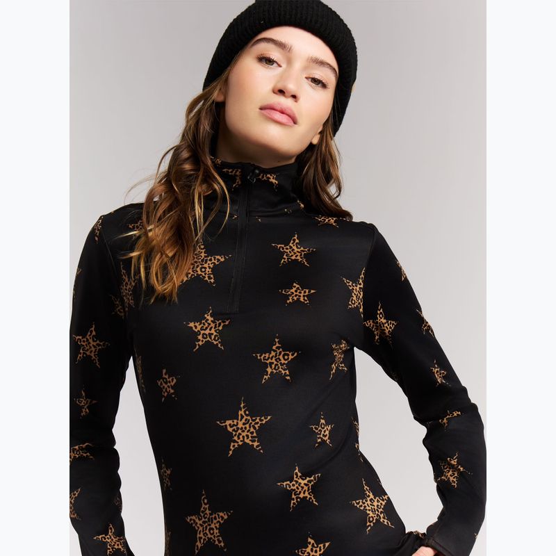 Moteriškas flisinis džemperis Protest PRTSwana 1/4 Zip Active fudgecamel 4