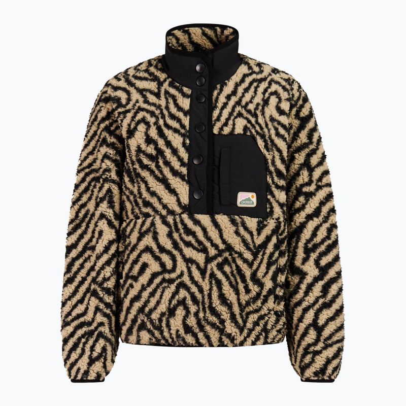 Moteriškas flisinis džemperis Protest PRTJosey 1/4 Button bamboobeige 6