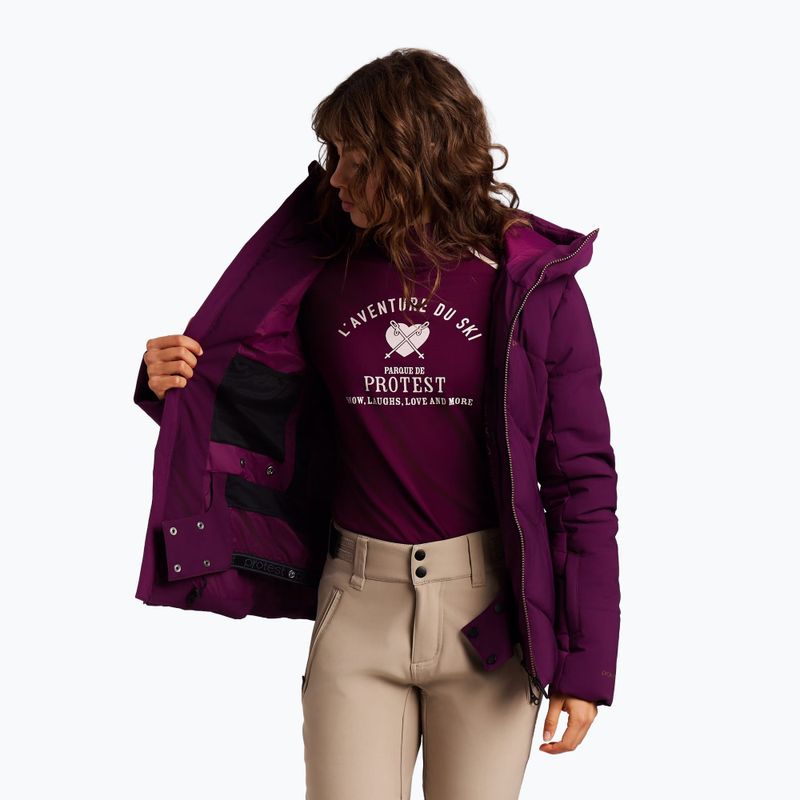 Moteriška snieglenčių striukė Protest PRTHelez current purple 7