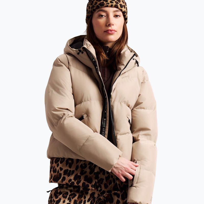 Moteriška snieglenčių striukė Protest PRTPreppydos Zipshift bamboobeige 5