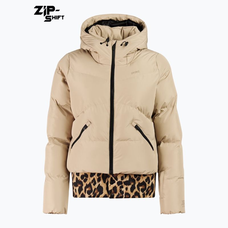 Moteriška snieglenčių striukė Protest PRTPreppydos Zipshift bamboobeige 7
