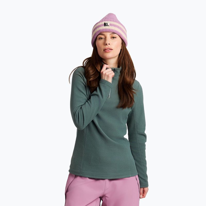 Moteriškas flisinis džemperis Protest PRTRemutez 1/4 Zip Active evergreen 4