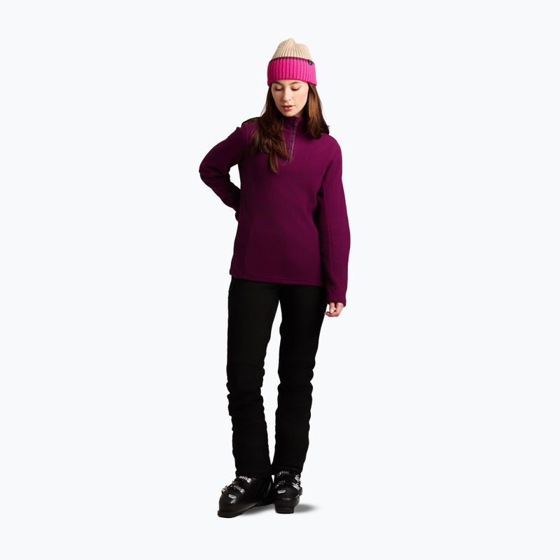 Moteriškas flisinis džemperis Protest PRTRemutez 1/4 Zip Active current purple 2