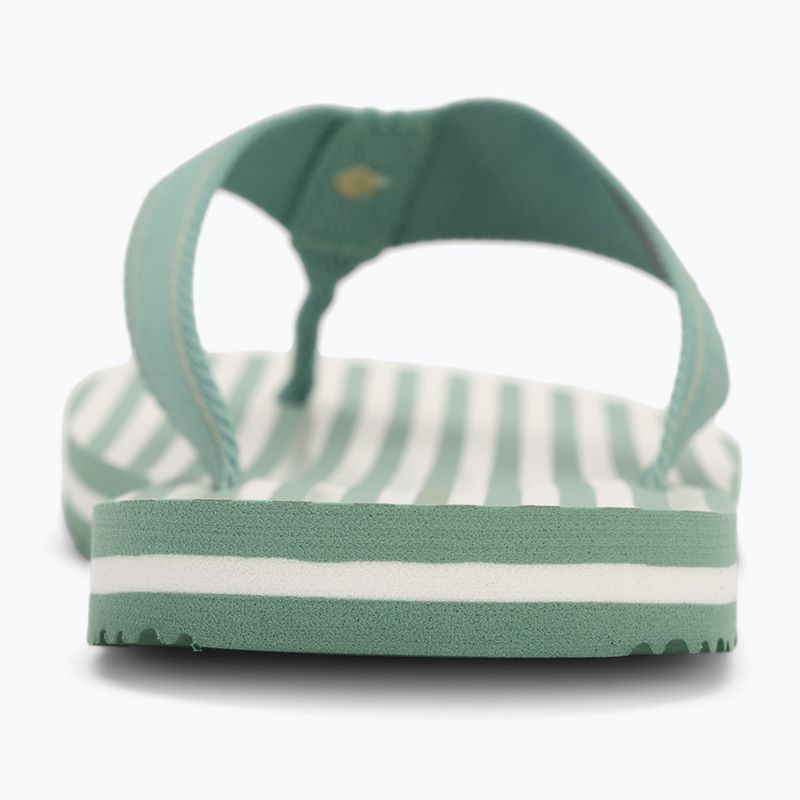 Moteriškos šlepetės per pirštą Tommy Hilfiger Stripes Beach Sandal charming green 6