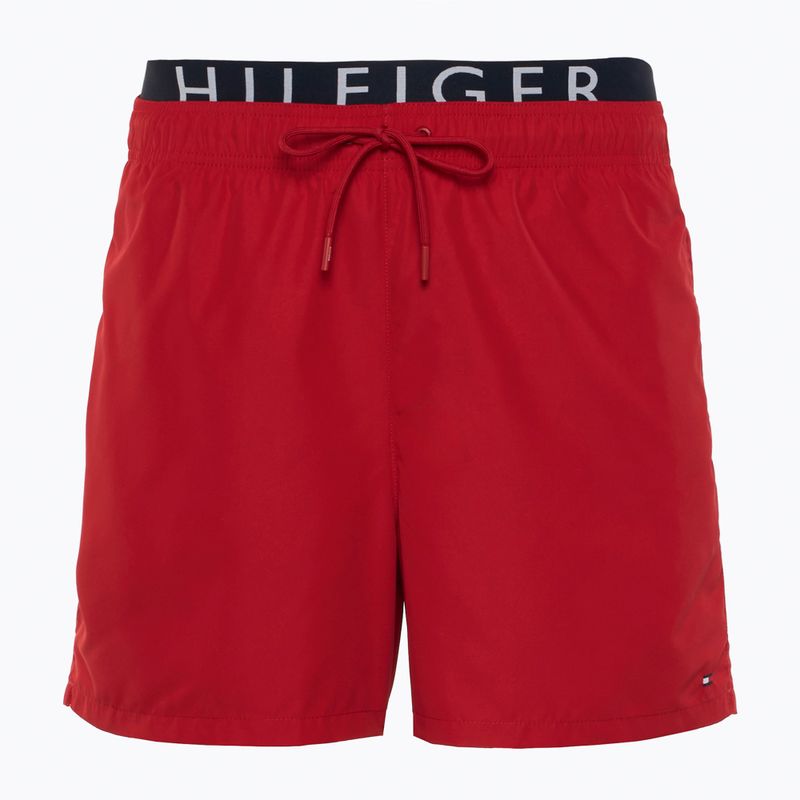 Vyriški maudymosi šortai Tommy Hilfiger Medium Drawstring Dw medium red