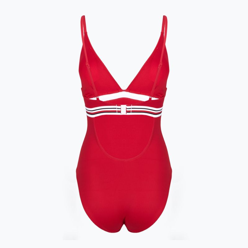 Moteriškas vientisas maudymosi kostiumėlis Tommy Hilfiger Triangle One Piece Rp Ext primary red 2