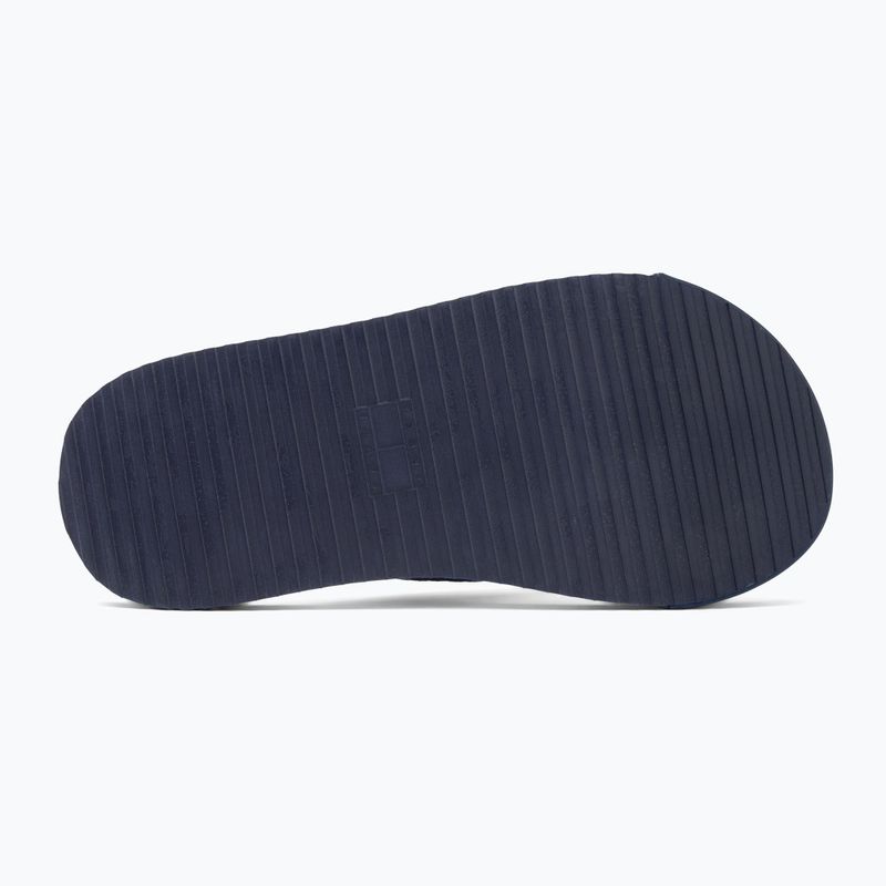 Vyriškos šlepetės per pirštą Tommy Jeans Elevated Beach Sandal velvet blue 4