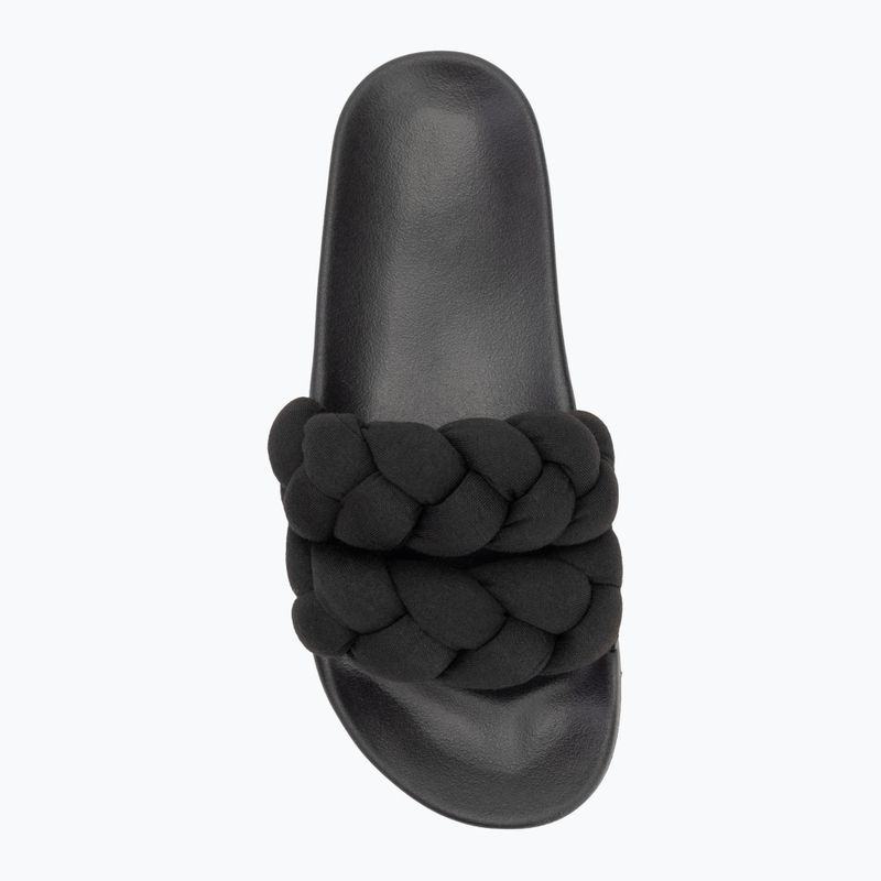 Moteriškos šlepetės Tommy Jeans Braided Slide frozen black 5