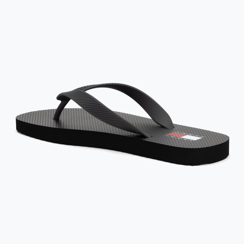 Vyriškos šlepetės per pirštą Tommy Jeans Beach Sandal black 3