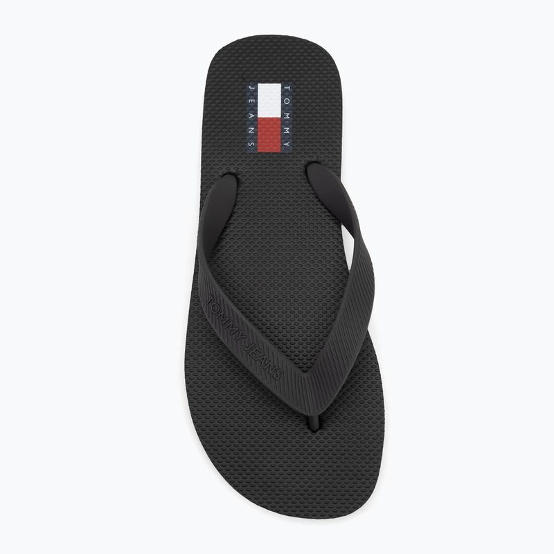 Vyriškos šlepetės per pirštą Tommy Jeans Beach Sandal black 5