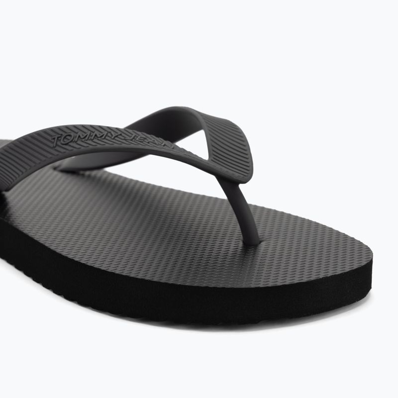 Vyriškos šlepetės per pirštą Tommy Jeans Beach Sandal black 7