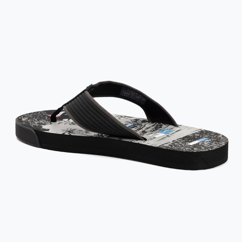 Vyriškos šlepetės per pirštą Tommy Jeans Elevated Beach Sandal black 3