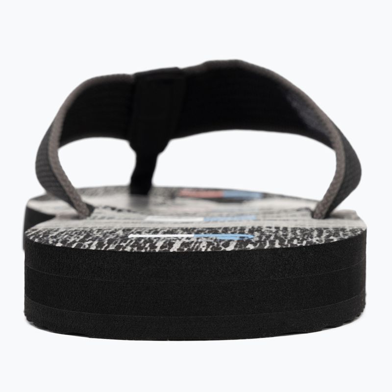 Vyriškos šlepetės per pirštą Tommy Jeans Elevated Beach Sandal black 6