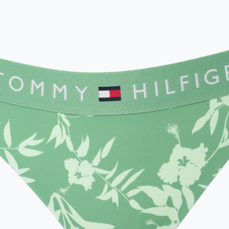 Maudymosi kostiumėlio apačia Tommy Hilfiger Cheeky Side Tie Bikini Print floral tropic aop fort green 3