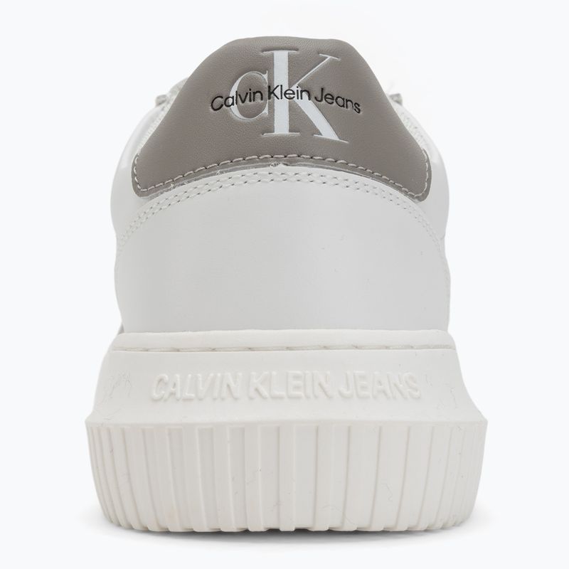 Vyriški batai Calvin Klein YM0YM00681 Chunky Cupsole Monologo Lth triple bright white/rock ridge 6
